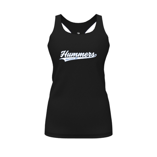 [FT0TRBBK-FYS-LOGO1] Decker Racerback Tank Top (Female Youth S, Black, Logo 1)