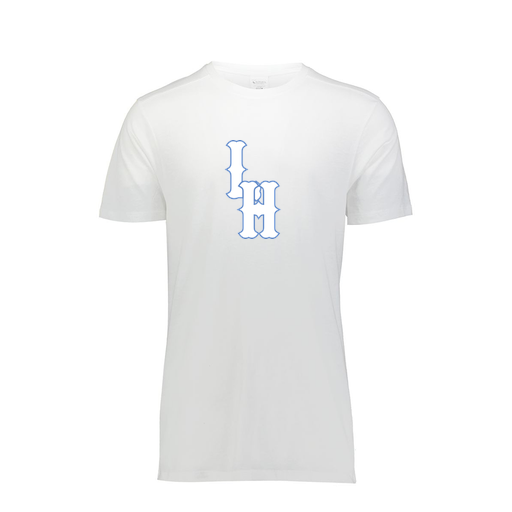 [FTSCUBWH-AS-LOGO2] Decker Men's Tri-Blend T-Shirt - Short Sleeve (Adult S, White, Logo 2)