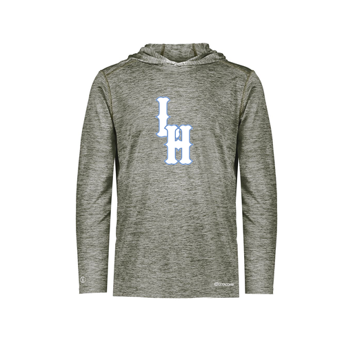 [FOLHCGGY-YS-LOGO2] Decker Youth Charge Hoodie (Youth S, Gray, Logo 2)